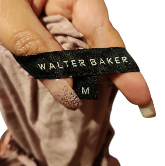 Walter Baker Mauve Smoked Off Shoulder Blouse - Picture 3 of 4